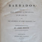 1808 HISTORY of BARBADOS from 1605 to 1801 by John POYER antique RARE in English