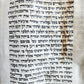 TORAH SCROLL FRAGMENT MANUSCRIPT on VELLUM antique BIBLE EXODUS 2:1 - 6:7