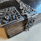 1754 GERMAN DEVOTIONAL BOOK antique BINDING w/ STUNNING SILVER FITTINGS
