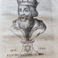 1726 HISTORY of FRANCE ILLUSTRATED w/ PORTRAITS of FRENCH KINGS S antique