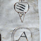 16th-17th CENTURY LARGE FOLIO BINDING antique VELLUM 10 by 17 inches