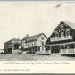 SALISBURY BEACH MA SEASIDE HOUSE & SKATING RINK ANTIQUE POSTCARD