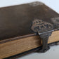 1769 PSALMS of DAVID antique STUNNING BINDING w/ SILVER FITTINGS & CLASPS Bible