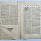 1640 SWEDEN UPPSALA STOCKHOLM MAP by WILLEM BLAEU antique AUTHENTIC hand colored