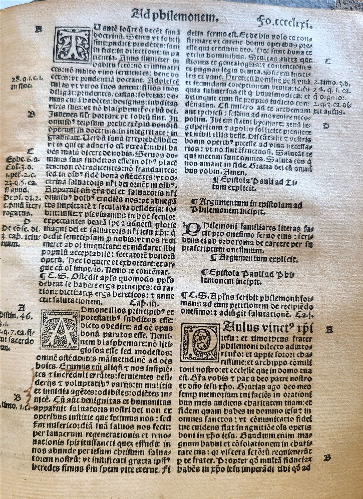 1524 BIBLIA POST-INCUNABULA ILLUSTRATED antique 16th CENTURY BIBLIA scarce