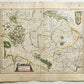 1640 MAP of GERMANY FRANCONIA REGION WILLEM BLAEU antique AUTHENTIC hand colored