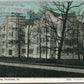 CHARLSTON IL DORMITORY BUILDING ANTIQUE POSTCARD STONE CO. ADVERTISING