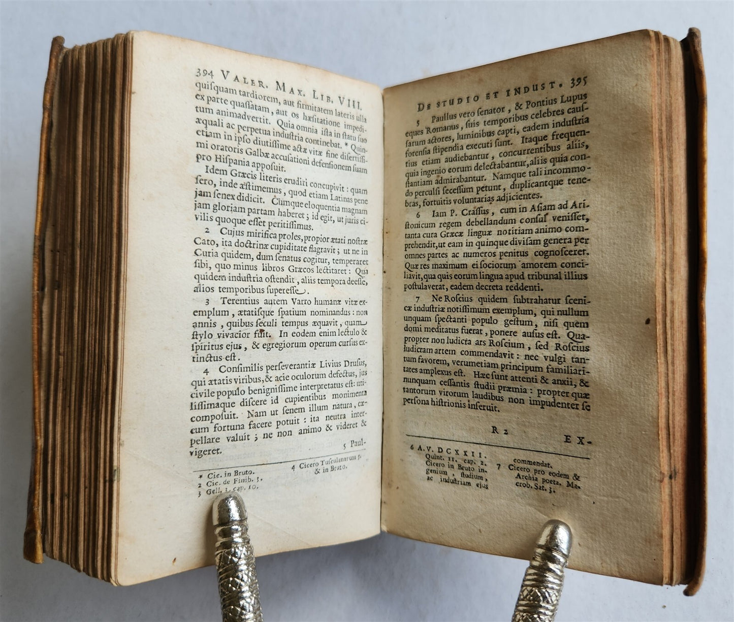 1690 VALERII MAXIMI Dictorum Factorumque Memorabilium antique VELLUM BINDING