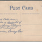 CINCINNATI OH AMERICAN CARRIAGE CO. ADVERTISING ANTIQUE POSTCARD