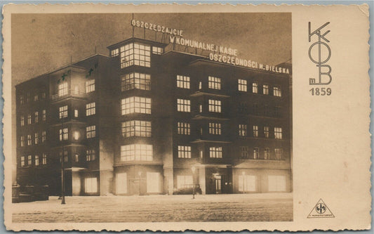 POLAND Bielska-Białej VINTAGE POLISH REAL PHOTO POSTCARD RPPC