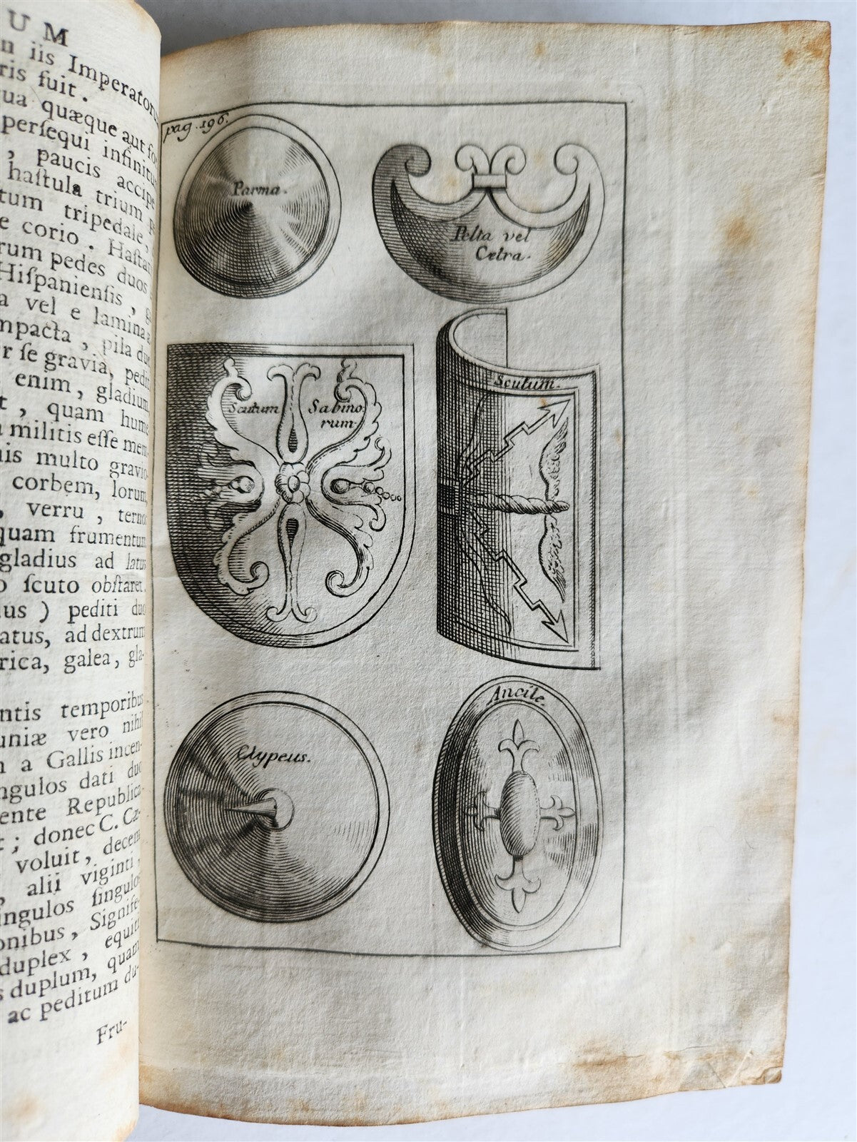 1759 ROMANA REPUBLICA Militari & Civili ROMANORUM antique VELLUM ILLUSTRATED