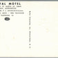 OMAK WA ROYAL MOTEL VINTAGE POSTCARD