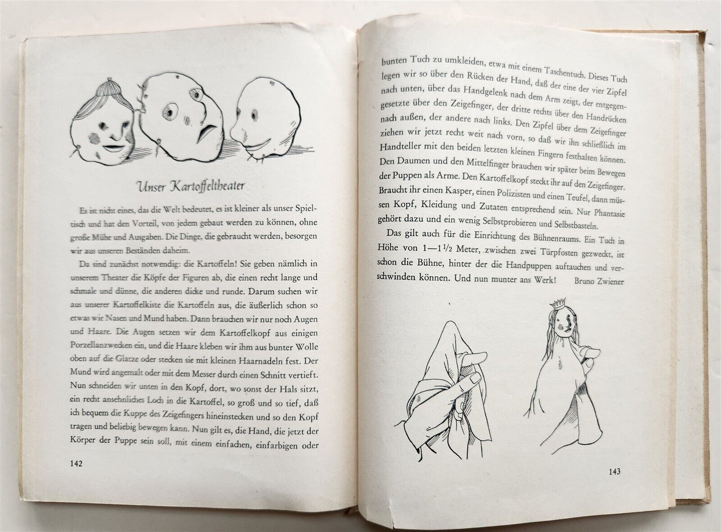 1951 CHILDREN BOOK in GERMAN vintage ILLUSTRATED THIENEMANNS SCHATZASTLEIN