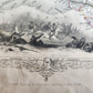 1851 RUSSIA in EUROPE antique MAP