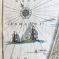 1640 Rhineland & Amstelland NETHERLANDS MAP by WILLEM BLAEU antique AUTHENTIC