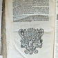 1725 COMMENTARIUS in ECCLESIASTEN PIGSKIN BOUND FOLIO w/ CLASPS antique