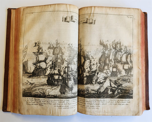 1680 CHRONICLE of DENMARK antique FULLY ILLUSTRATED rare Peder Hanson Resen