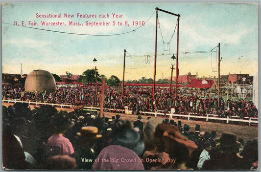 WORCESTER MA N.E. FAIR ANTIQUE POSTCARD