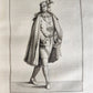 1756 ILLUSTRATED COSTUME HISTORY of MONKS & KNIGHTS for both sexes antique