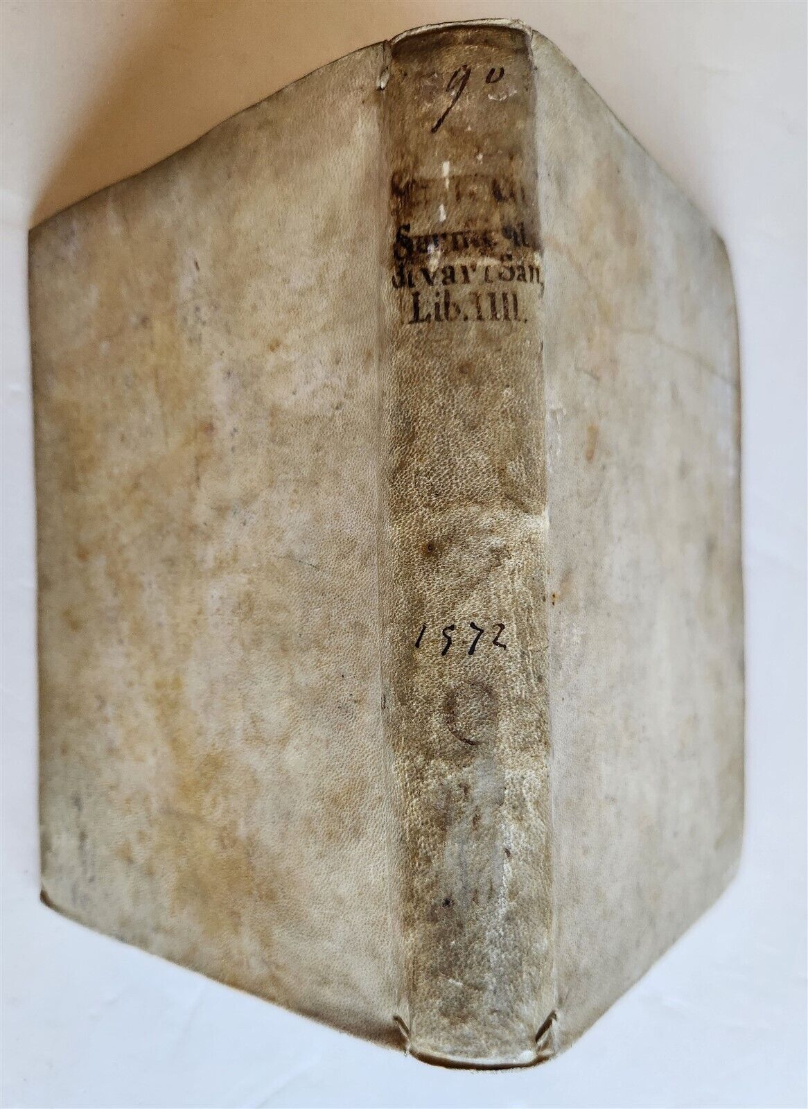 1572 DE SERMONI DI SAN CIPRIANO SAN BERNARDO & SANTO ANSELMO antique VELLUM