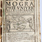 1556 COSMOGRAPHY by Sebastian Munster antique RARE ILLUSTRATED 16th cent. FOLIO