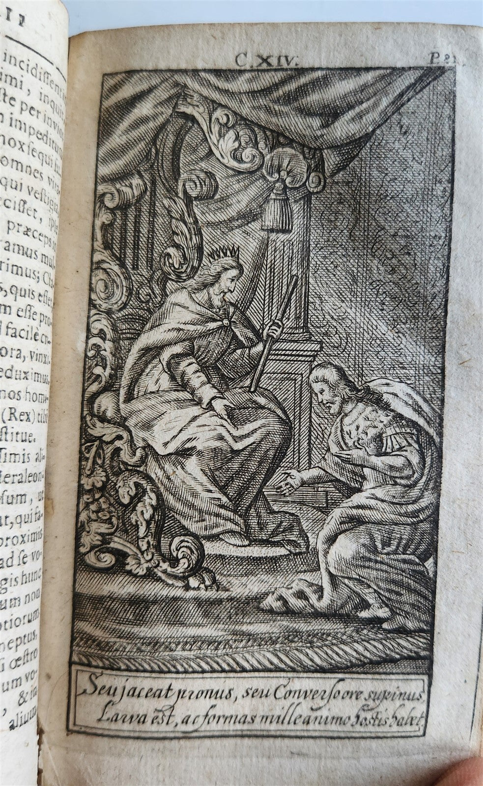 1724 ILLUSTRATED POLITICAL NOVEL antique Joannis Barclaii Argenis