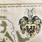 1640 MAP of GERMANY POLAND SILESIA by WILLEM BLAEU antique AUTHENTIC handcolored