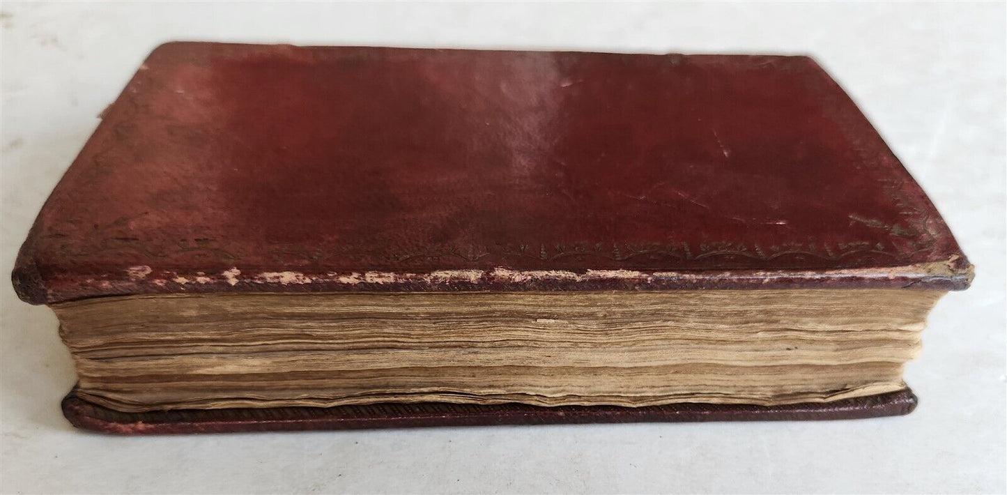 1770 BOOK of COMMON PRAYER & PSALTER in ENGLISH antique ORIGINAL BINDING