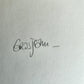 ILLUSTRATION ART EROTIC PENCIL DRAWING vintage FEMALE signed