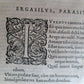 1577 PLATO COMEDIES antique 16th CENTURY FOLIO M. Accius Plautus