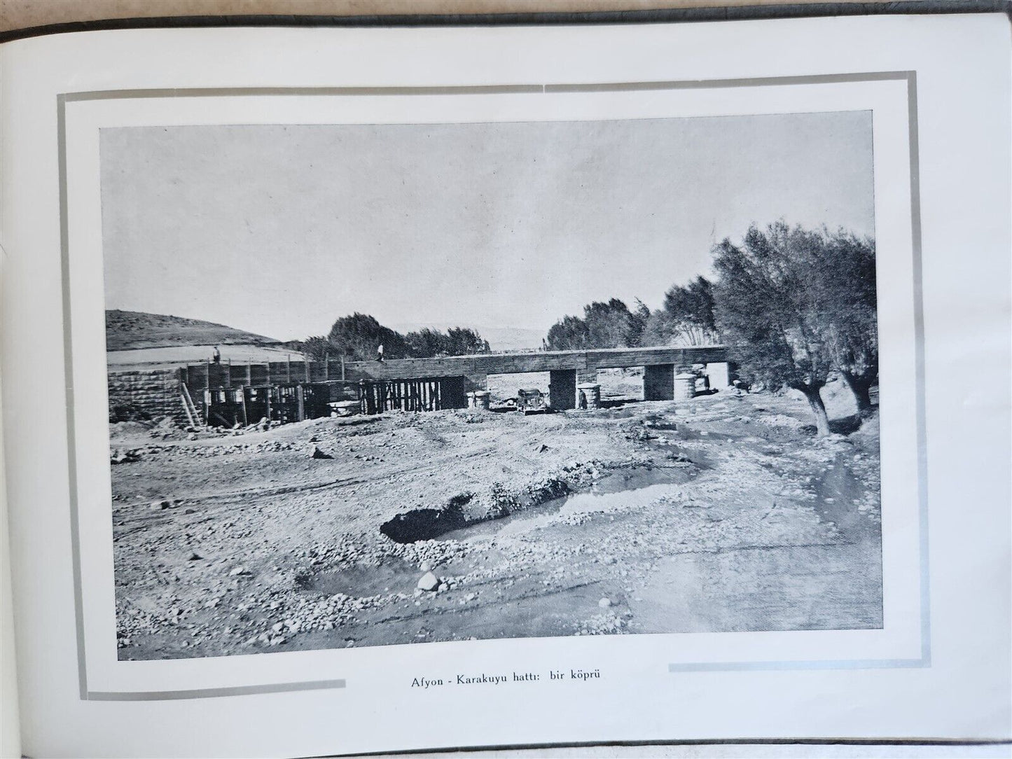1935 TURKISH RAILWAYS MEMORIAL ALBUM antique FULLY ILLUSTRATED