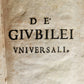 1675 DE GIUBILEI UNIVERSALI CELEBRATI NEGLI ANNI SANTI antique VELLUM