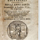 1675 DE GIUBILEI UNIVERSALI CELEBRATI NEGLI ANNI SANTI antique VELLUM