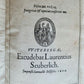 1602 BIBLE in LATIN ILLUSTRATED w/ MAP & NUMEROUS WOODCUTS antique