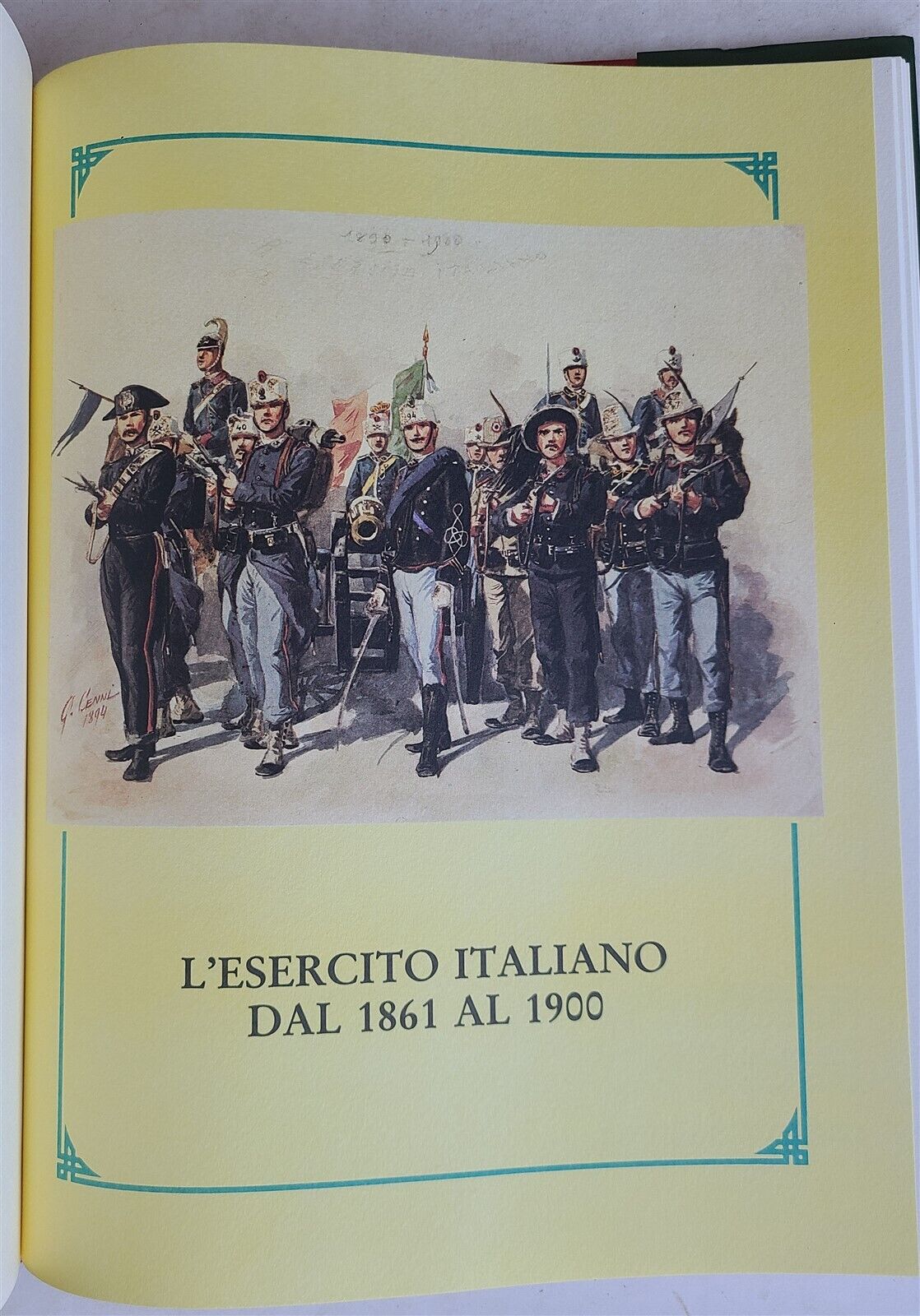 1987 IL SOLDATO ITALIANO DEL RISORGIMENTO antique ILLUSTRATED FOLIO