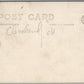 CLEVELAND OH PATRIOTIC PARADE ANTIQUE REAL PHOTO POSTCARD RPPC
