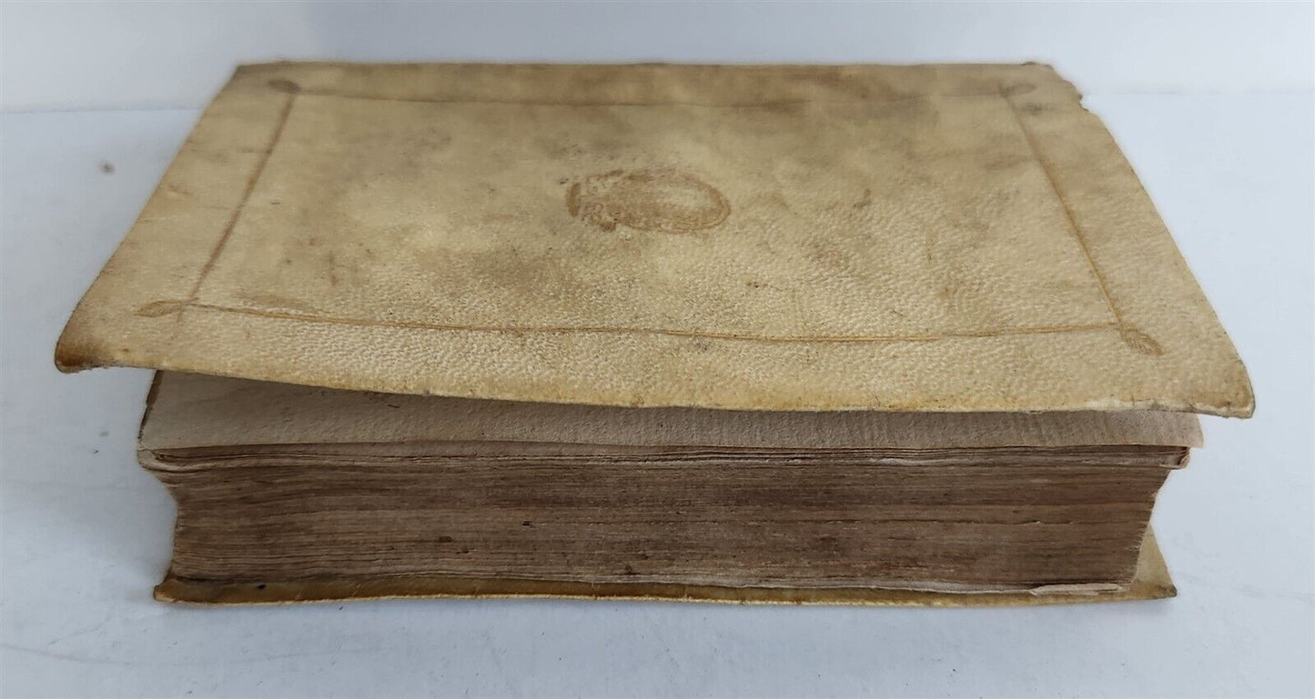 1575 AETHICI COSMOGRAPHIA antique VELLUM BINDING 16th CENTURY