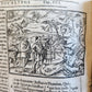 1602 BIBLE in LATIN ILLUSTRATED w/ MAP & NUMEROUS WOODCUTS antique