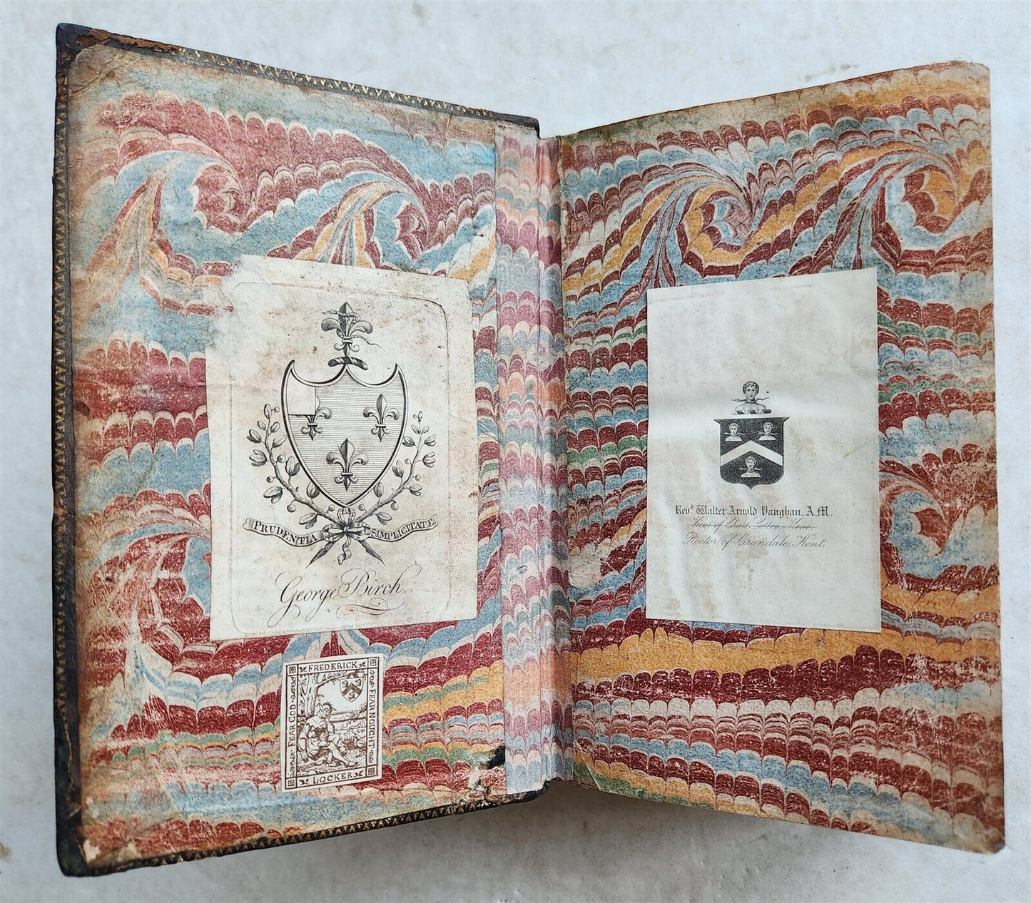1753 BOOK of COMMON PRAYER w/ PSALTER in ENGLISH antique