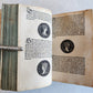 1558 NUMISMATICS antique ILLUSTRATED w/ 722 WOODCUTS Roman & German coins