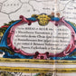 1640 MAP of RHINE RIVER REGION NETHERLANDS by WILLEM BLAEU antique AUTHENTIC