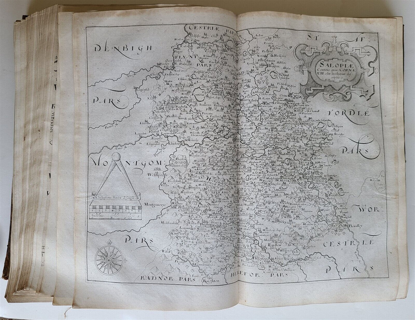 1637 BRITAIN DESCRIPTION of England Scotland Ireland antique ILLUSTRATED 48 MAPS