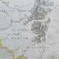 1814 MAP of WEST INDIA ISLANDS Carribean ST. VINCENT & BARBADOS antique 21 x 28"