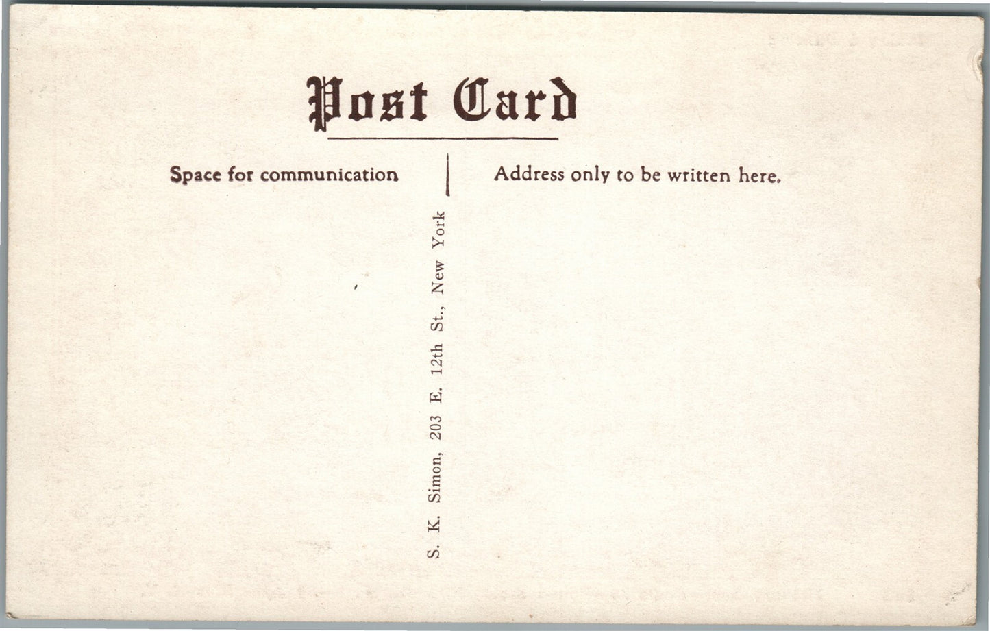 BOUND BROOK NJ RESTAURANT ANTIQUE POSTCARD