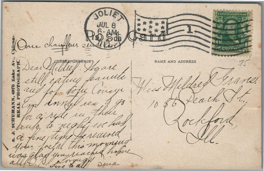 JOLIET IL WOMEN'S PRISON ANTIQUE REAL PHOTO POSTCARD RPPC