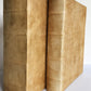 1582 PLUTARCH LIVES of ILLUSTRIOUS GREEK & ROMANS 2 VOLUMES antique ILLUSTRATED