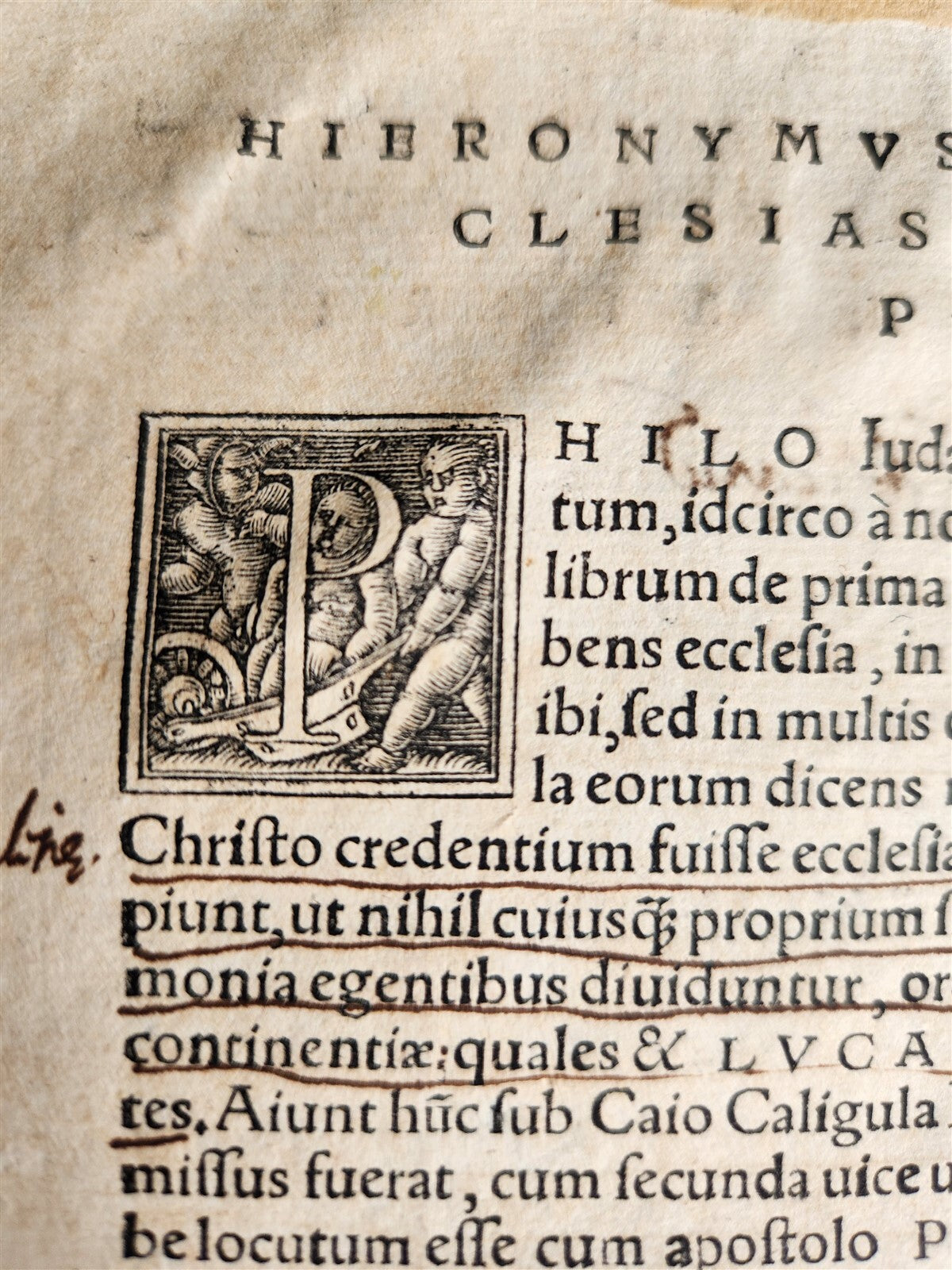 1527 POST-INCUNABULA PHILO of ALEXANDRIA antique Philonis Iudaei JUDAICA