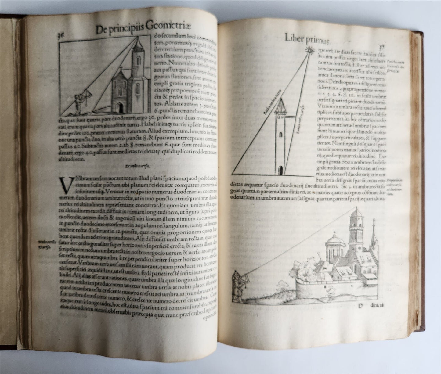 1551 RUDIMENTA MATHEMATICA by SEBASTIAN MUNSTER antique ILLUSTRATED 1st EDITION