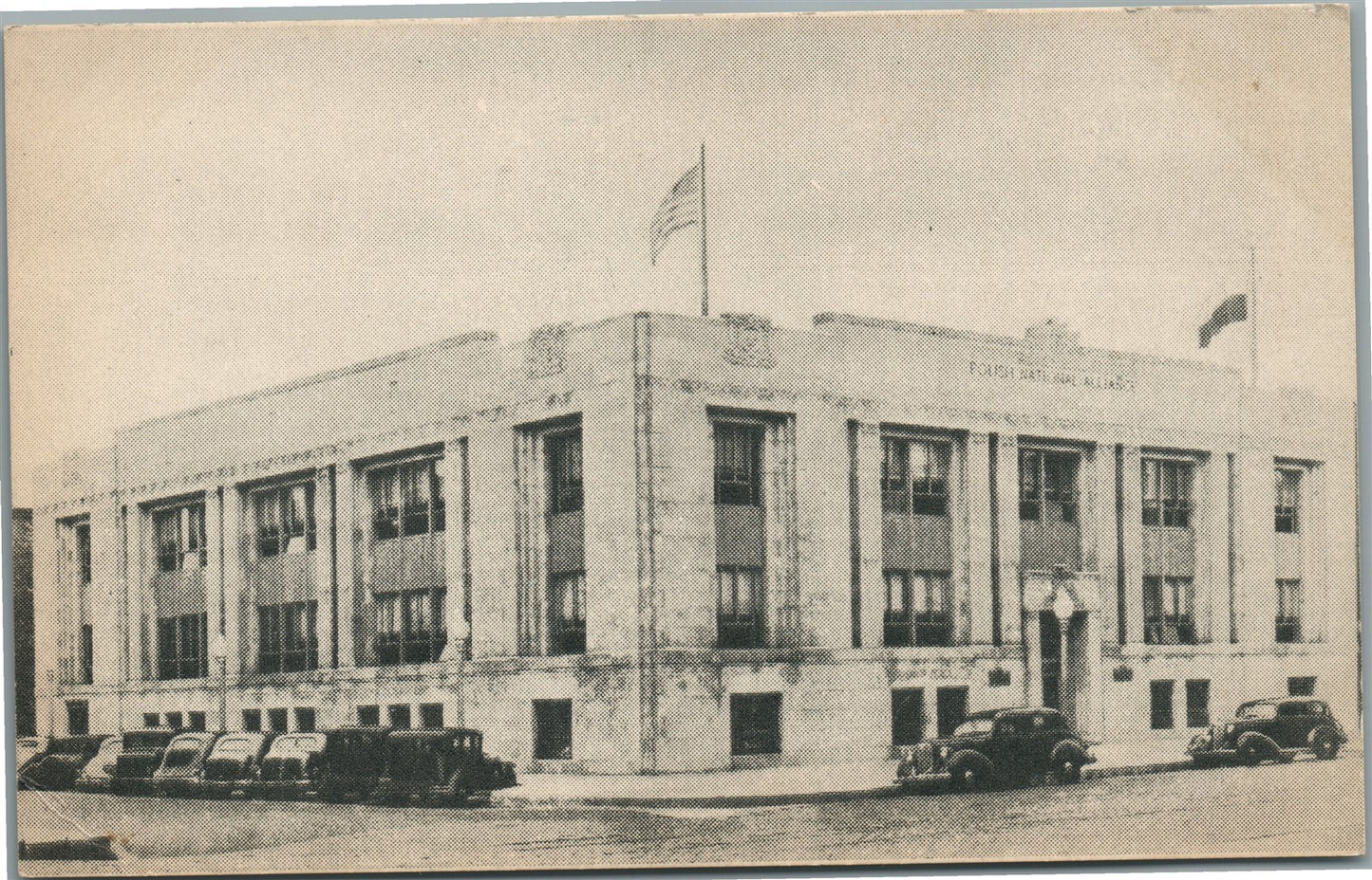 CHICAGO IL POLISH NATIONAL ASSOCIATION VINTAGE POSTCARD