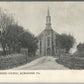 WORCESTER PA WENTZ'S REFORMED CHURCH ANTIQUE POSTCARD